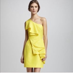 Shoshanna Sadie One Shoulder Dress